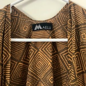 Maelu Kimono block-printed